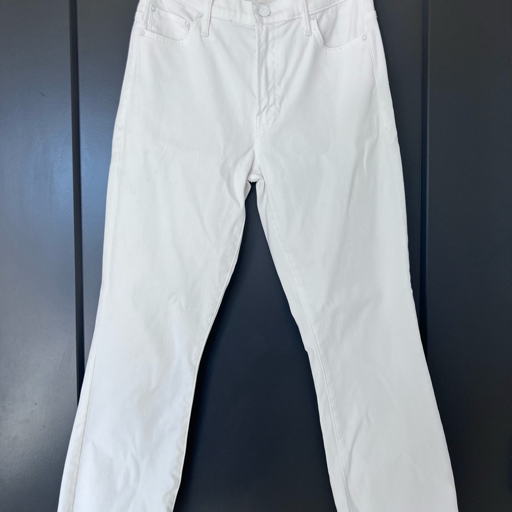 Mother Insider Crop Step Fray